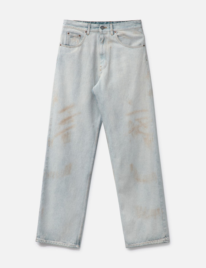 DISTRESSED DENIM JEANS 1