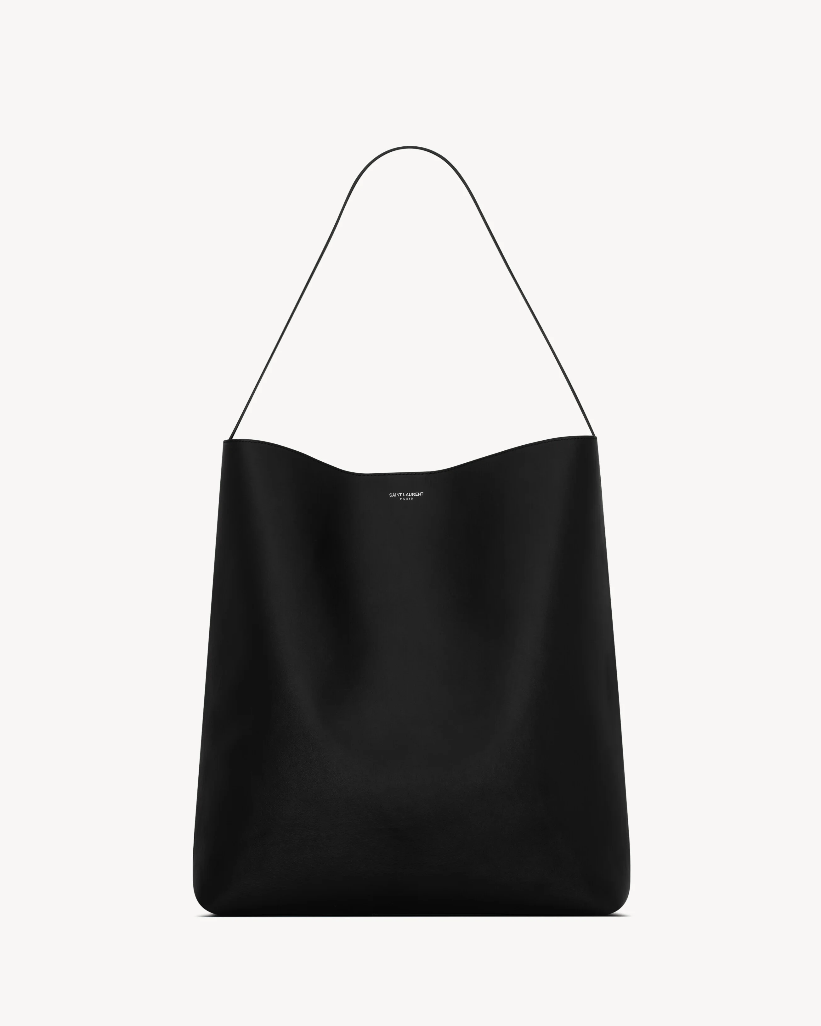 BOLD HOBO BAG IN SMOOTH LEATHER - 1