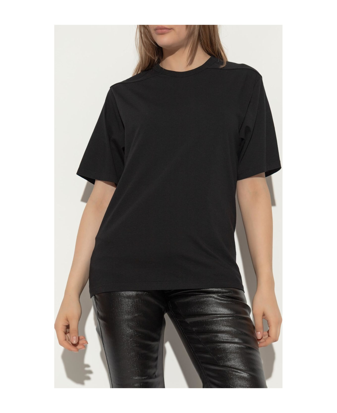 Rick Owens Cotton T-shirt With A Crew Neck - 3
