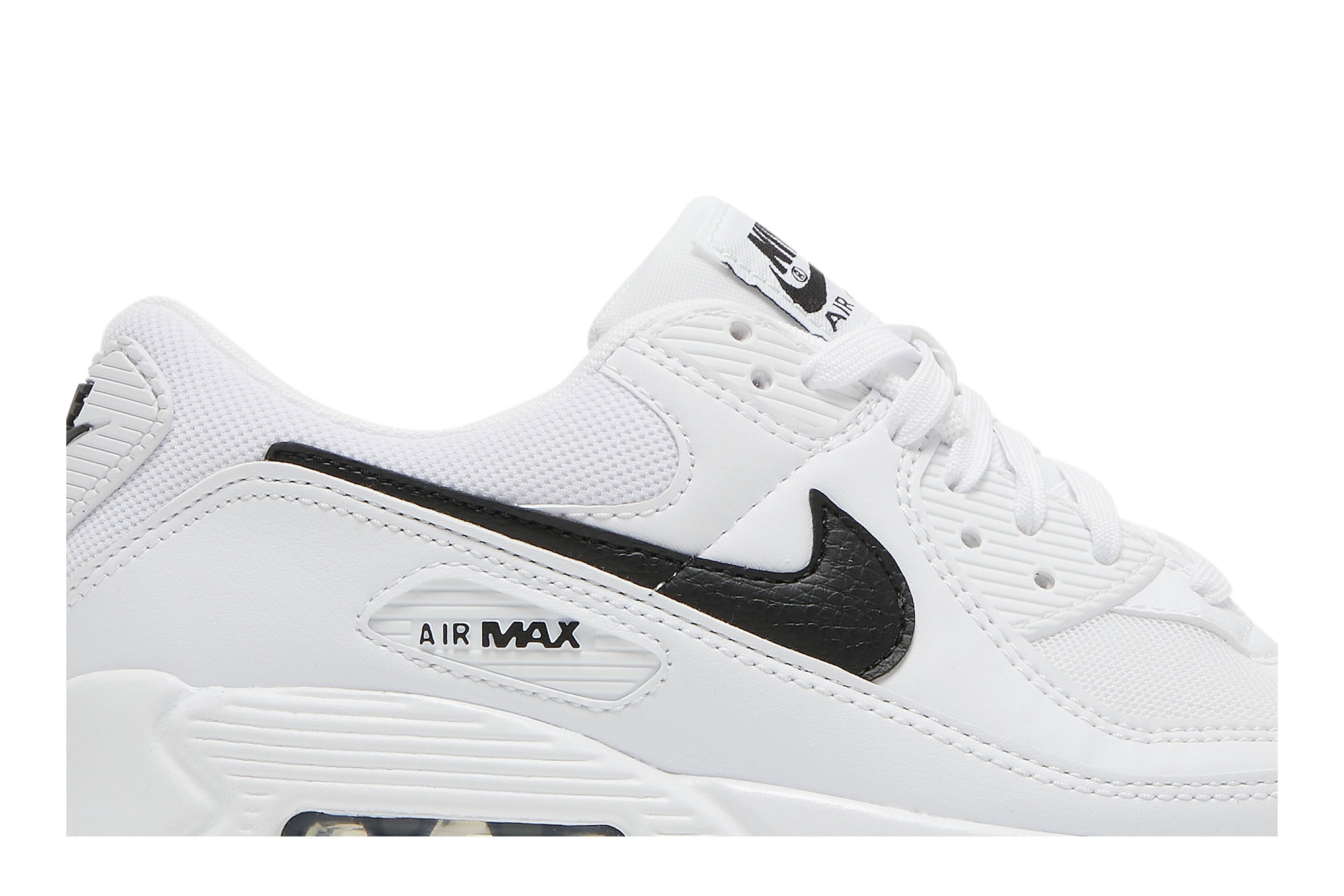 Nike Wmns Air Max 90 'White Black' | goat | REVERSIBLE