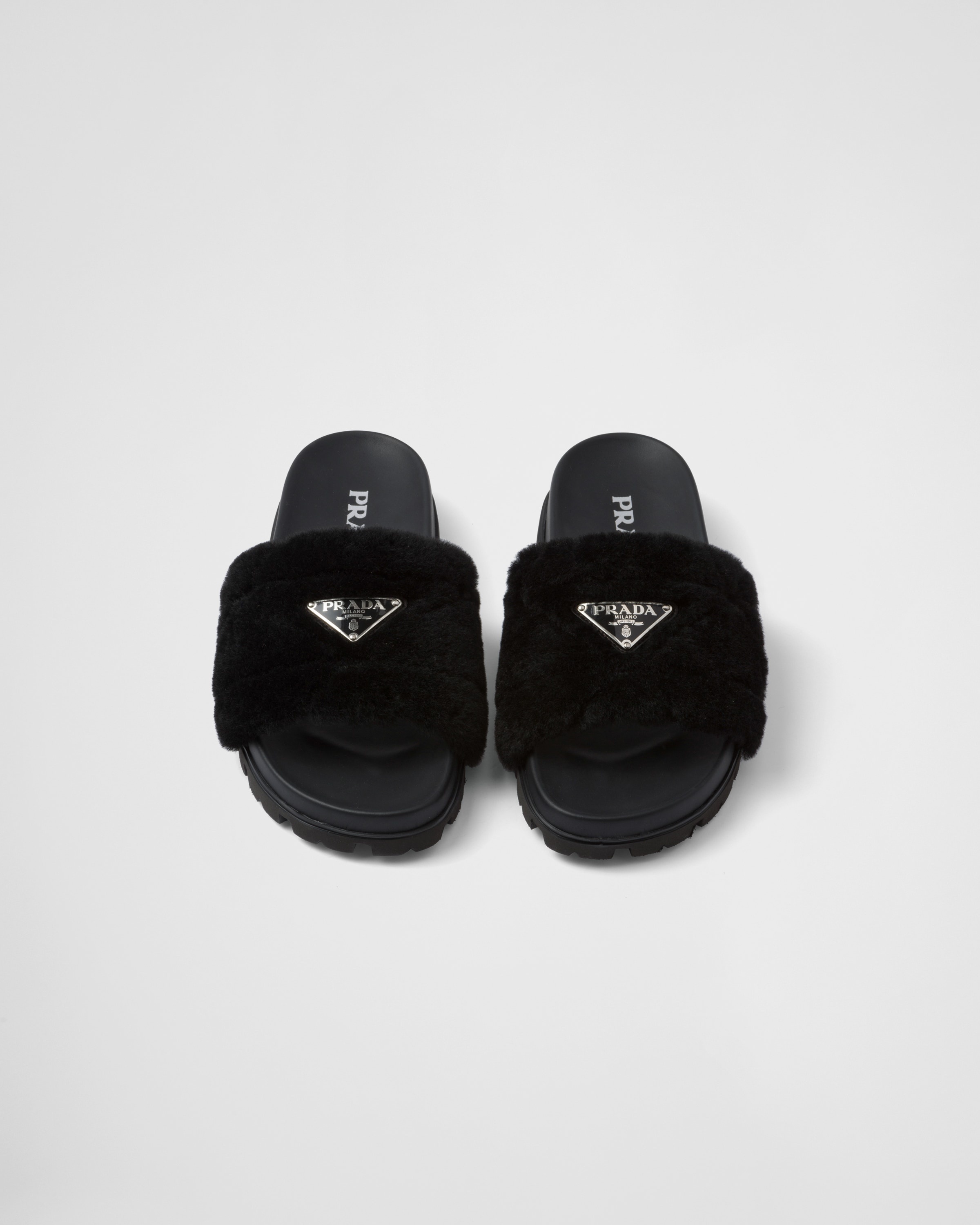 Shearling slides - 3