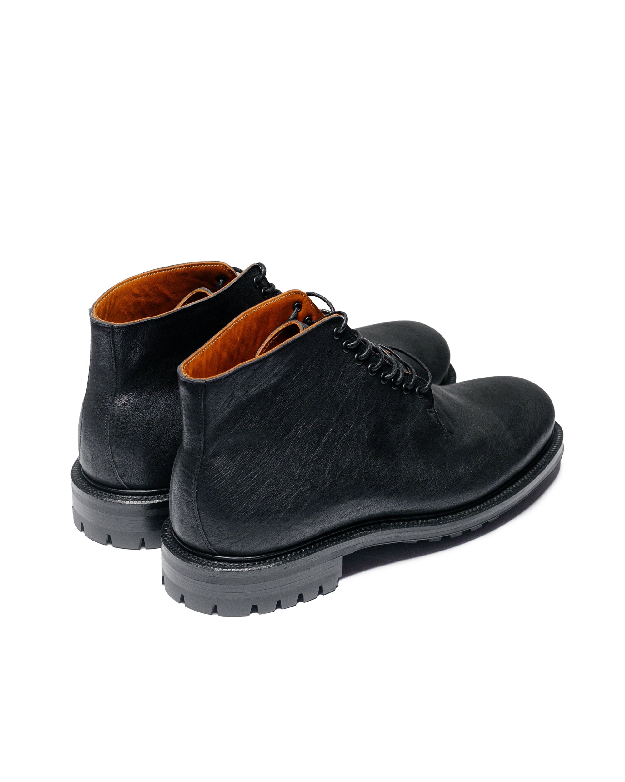 Wholecut Boot Nero Washed Kangaroo (Pre-Order) - 3
