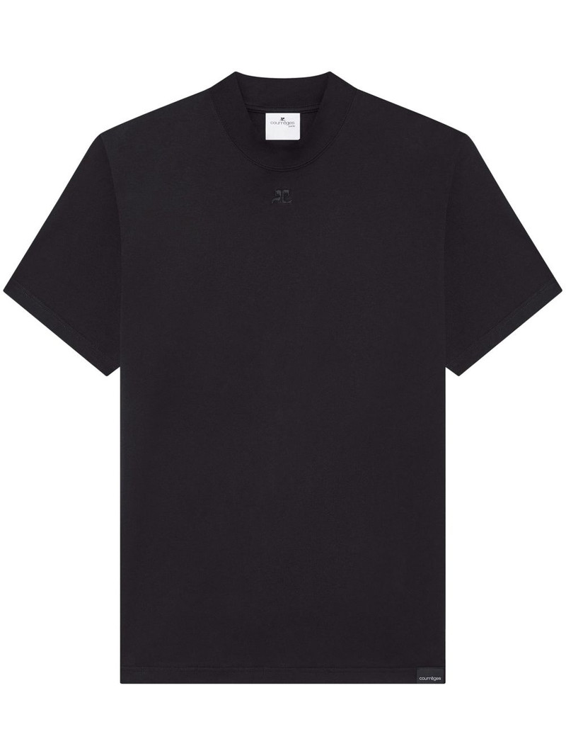 Volcano logo-appliqué cotton T-shirt 1