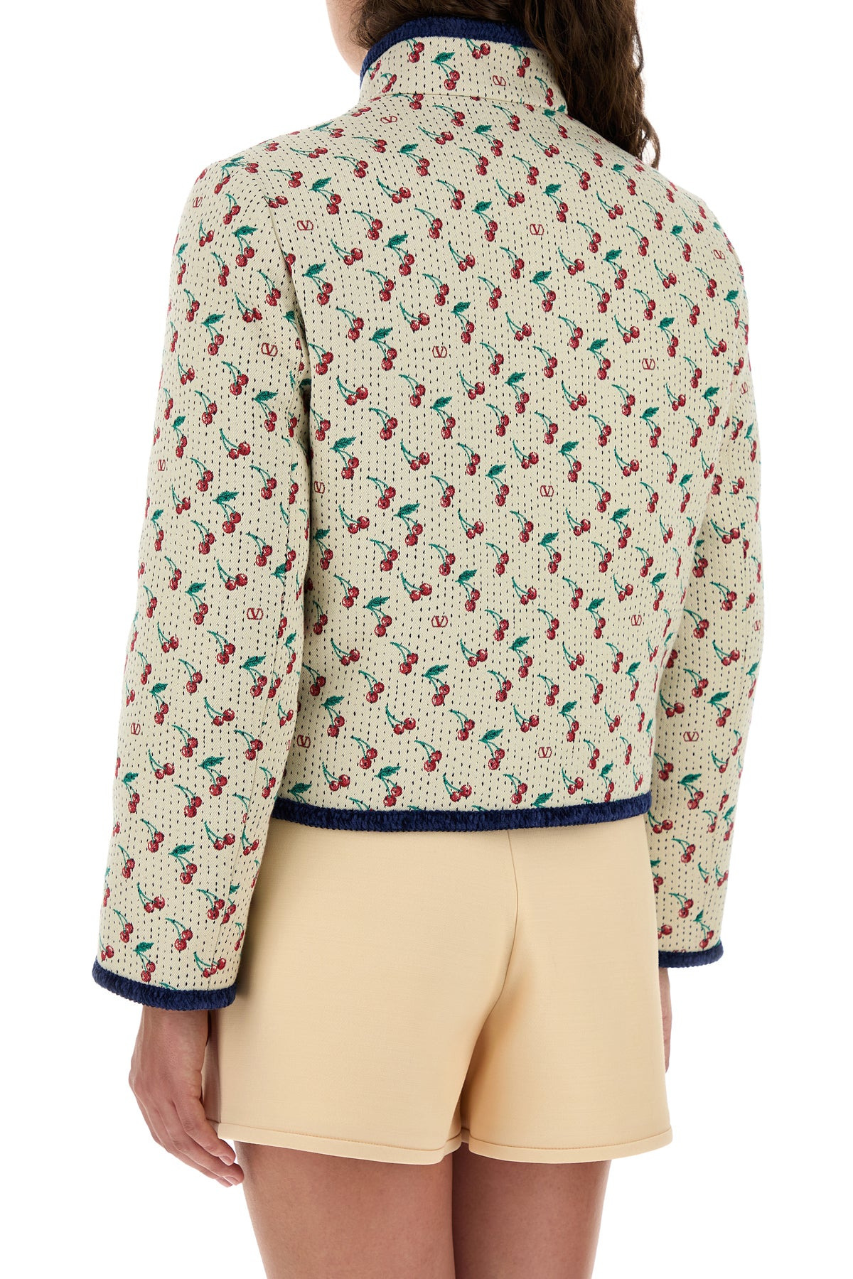 Embroidered jacquard jacket - 4