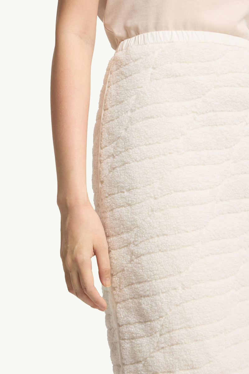 Teddy Knee-Length Padded Skirt 6