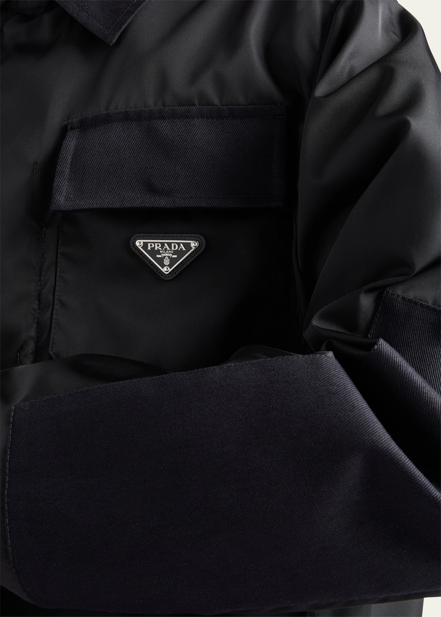 Men's Cropped Re-Nylon Jacket - 4