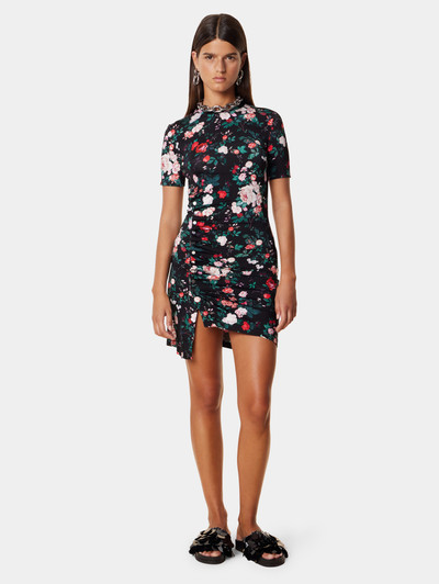 Paco Rabanne DRAPED FLORAL PRINTED DRESS outlook