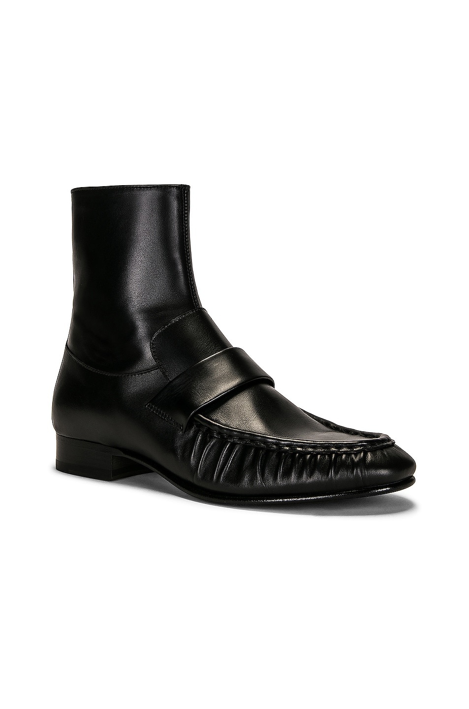 ショートブーツ・ブーティ Sponge Loafer Ankle Boots - Off White - Black/Militaire - Le Off-White Sponge Sole Derby Shoes | Black | FARFETCH