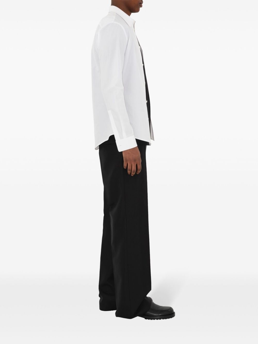 EKD-embroidered cotton shirt - 3