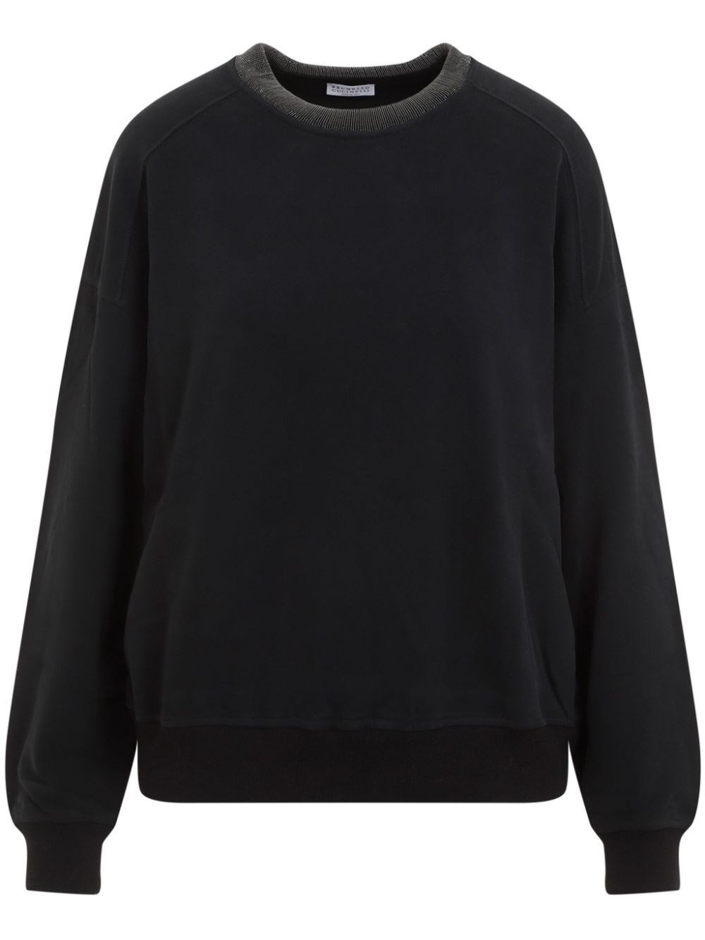 Long Sleeve Crew-Neck Sweatshirt - 1