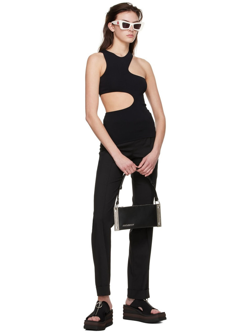 Stella McCartney Black Viscose Tank Top outlook