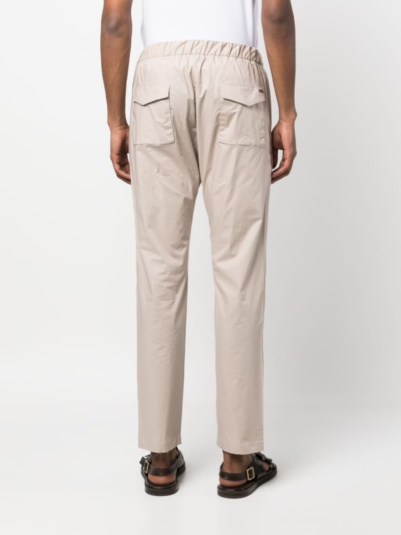 drawstring straight-leg trousers - 7