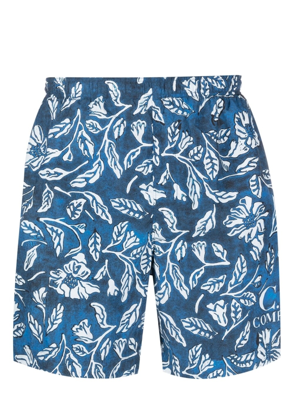 botanical-print swimming shorts - 1