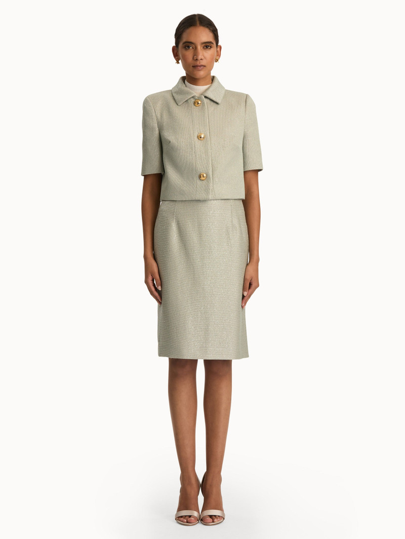 SEQUIN TWEED JACKET 3