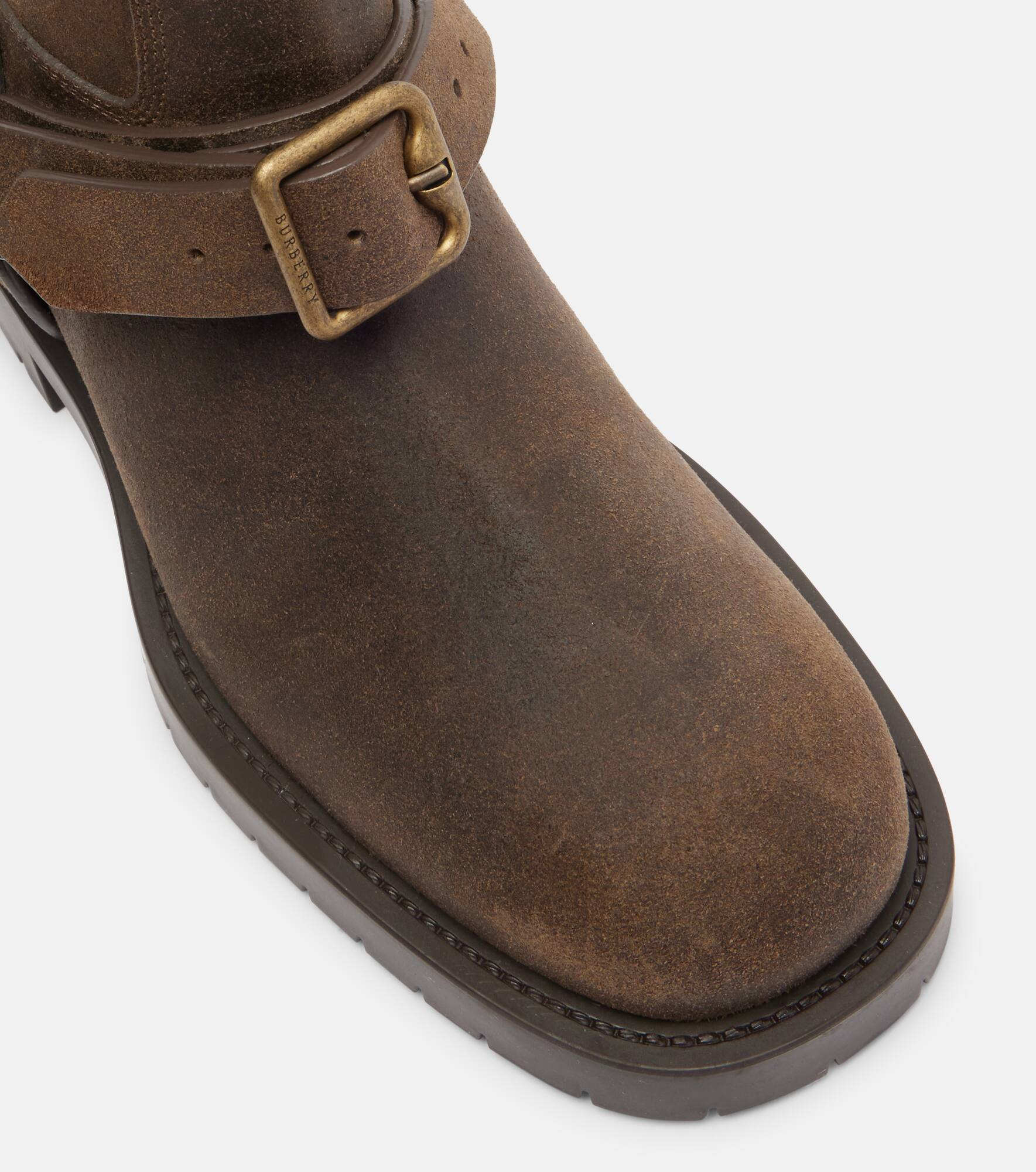 Soft Saddle suede knee-high boots - 5