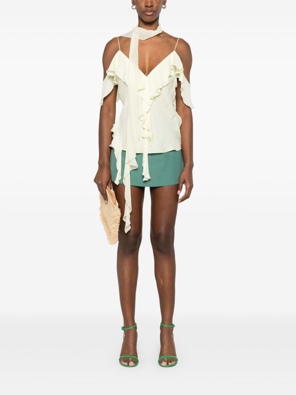 ruffled top - 2