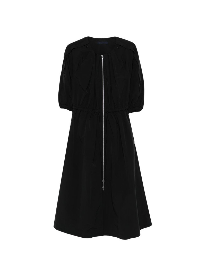 zip-fastening midi dress 1