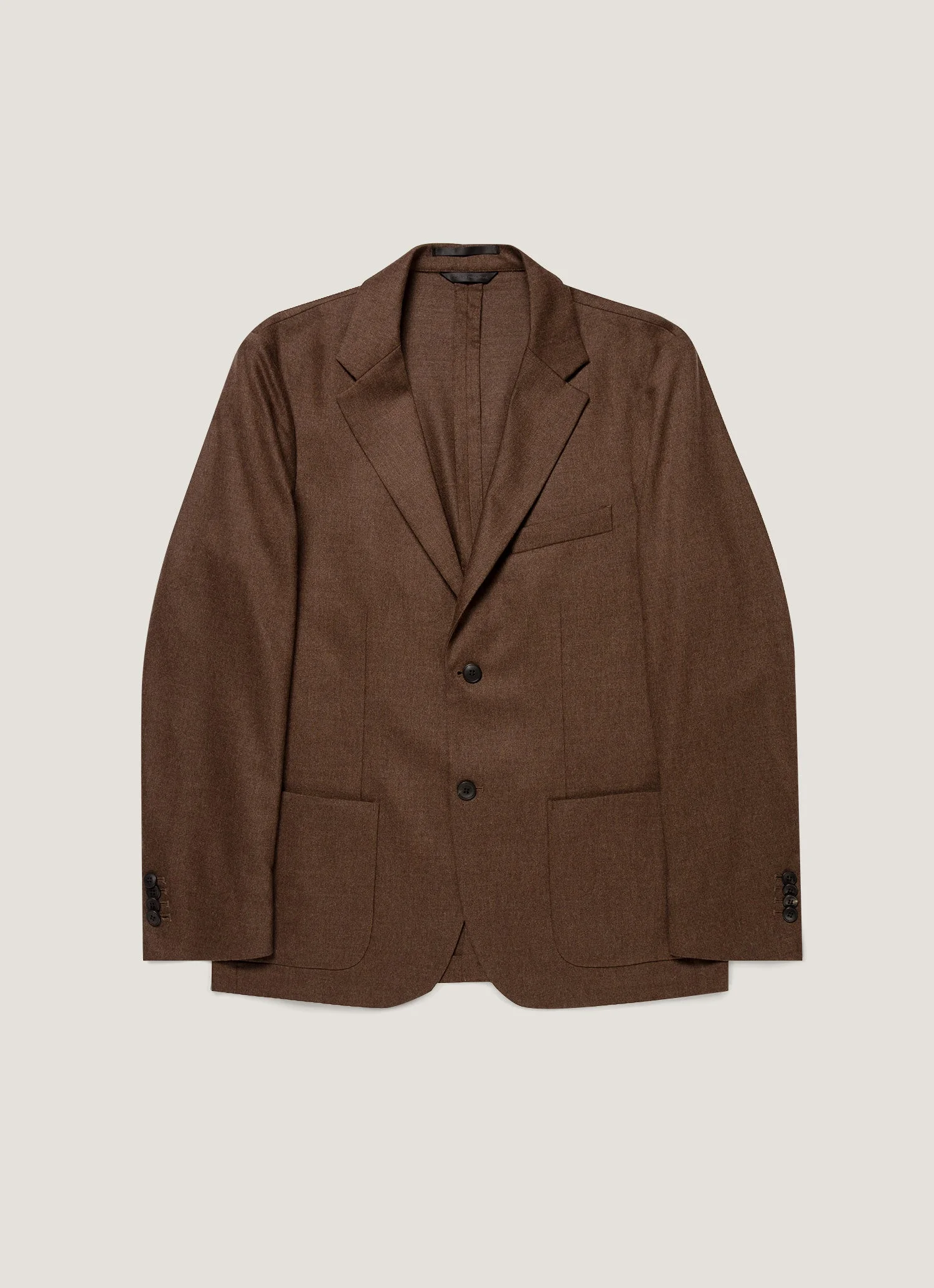 Wool Cashmere Flannel Blazer - 1