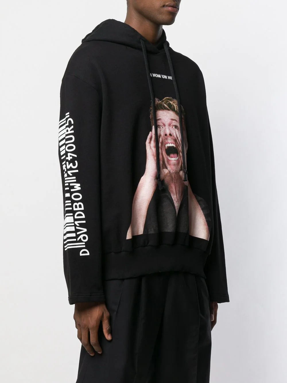 David Bowie print hoodie - 3