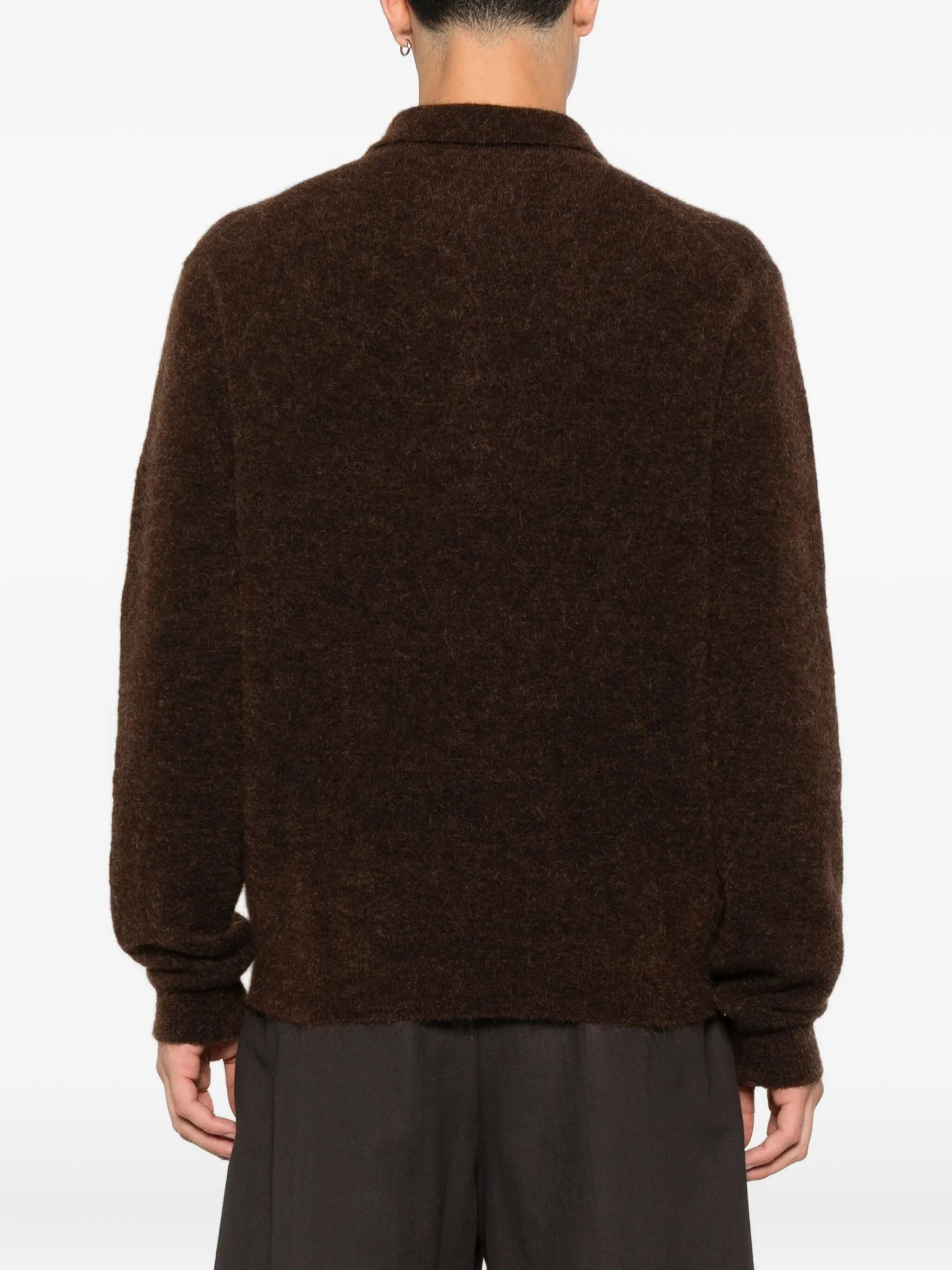 Sunflower Polo-neck Buttoned Sweater - 2