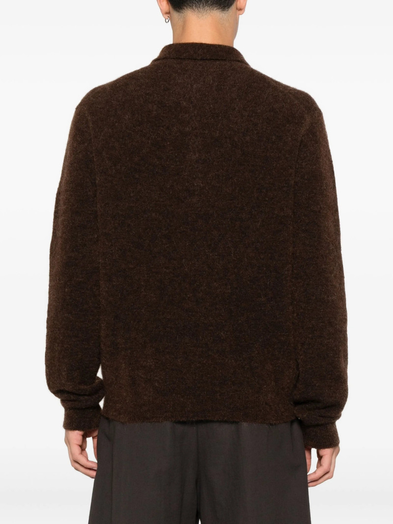 SUNFLOWER Sunflower Polo-neck Buttoned Sweater outlook