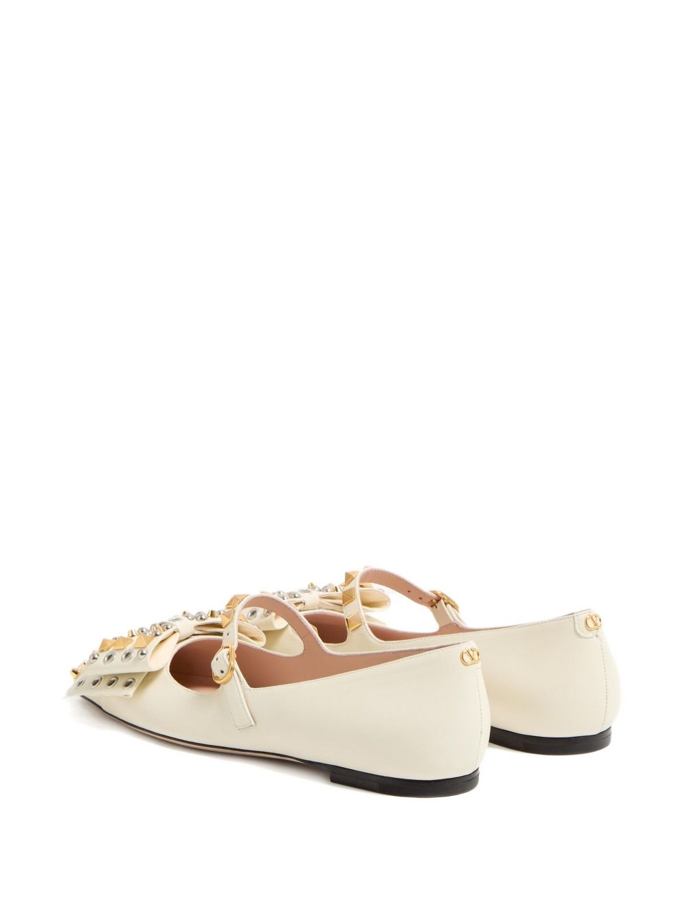 Bowow studded ballerina shoes - 3