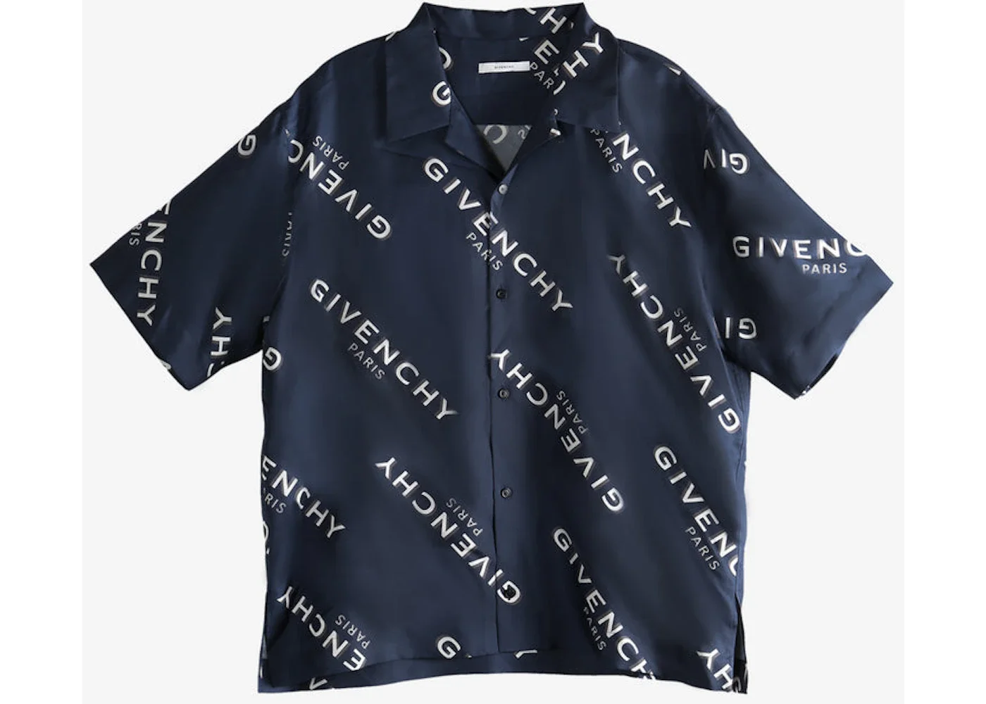Givenchy Bowling Shirt Navy - 1