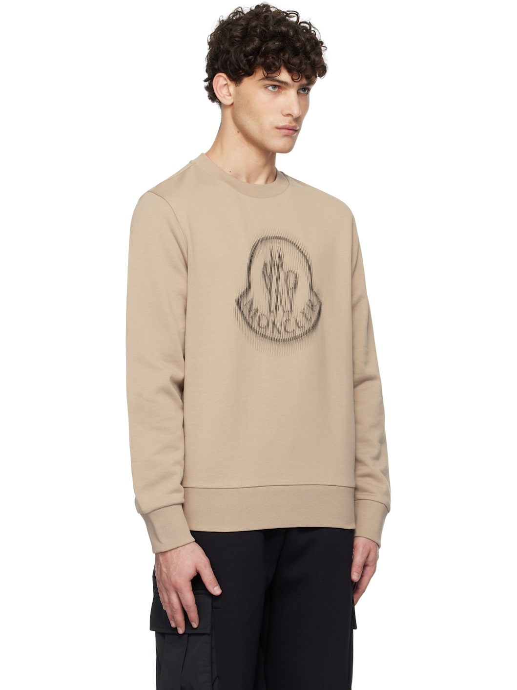 Beige French Terry Sweatshirt - 2