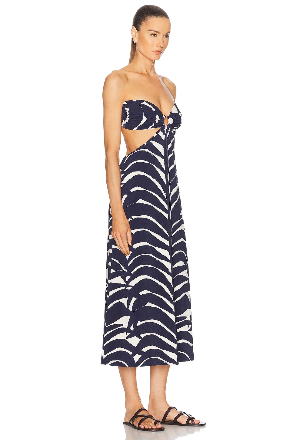 Ocean Layers Ankle Dress - 2