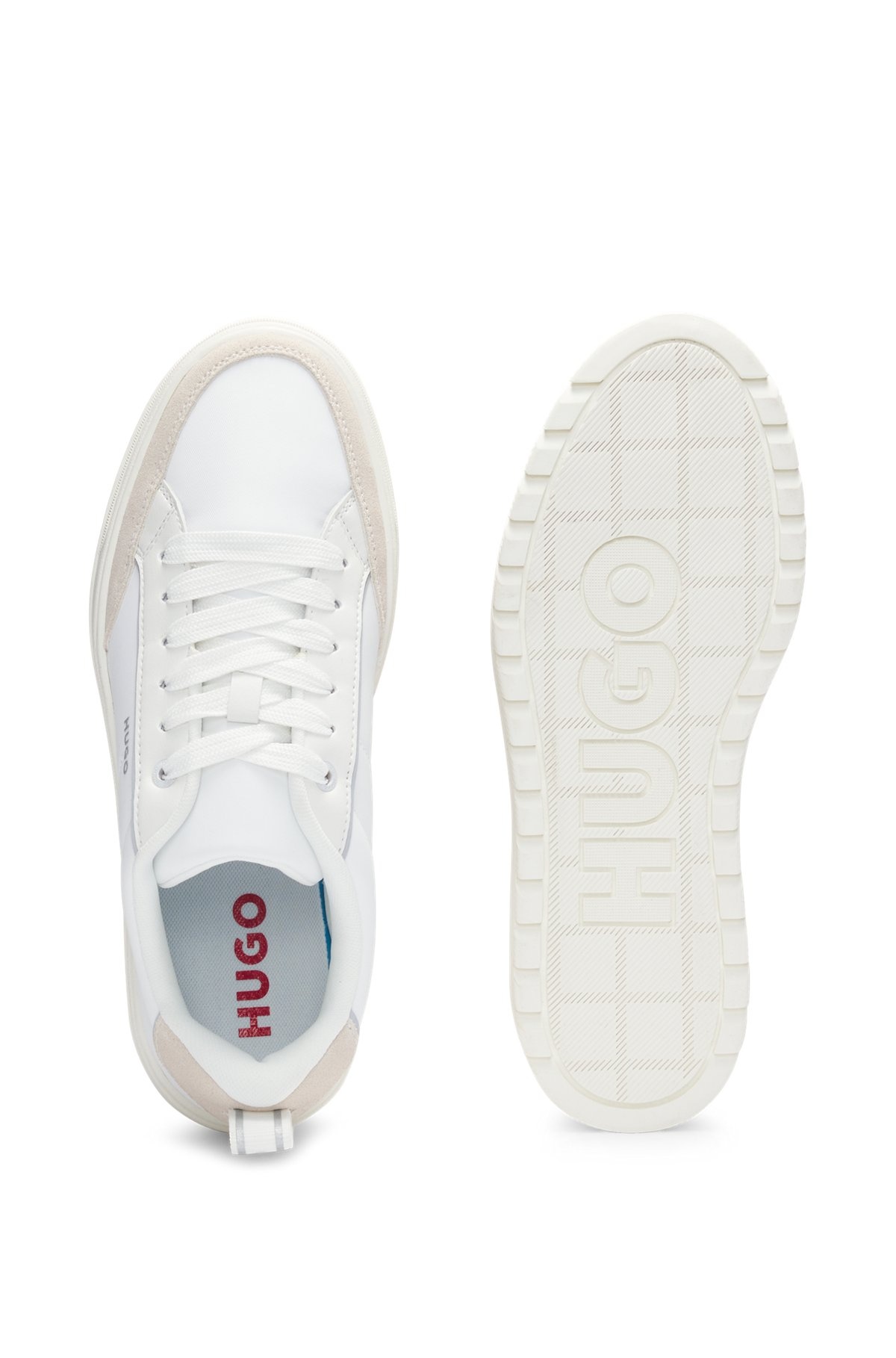 PLATFORM TRAINERS WITH SUEDE TRIMS - 5