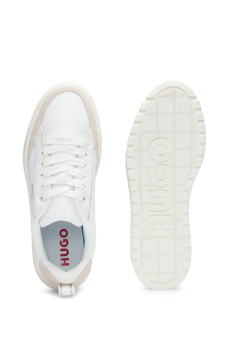 PLATFORM TRAINERS WITH SUEDE TRIMS 5