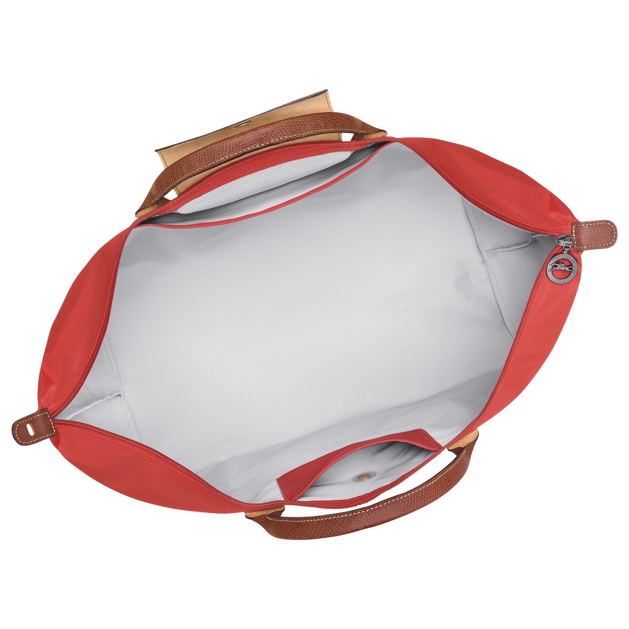 Le Pliage Original S Travel bag Tomato - Recycled canvas - 5