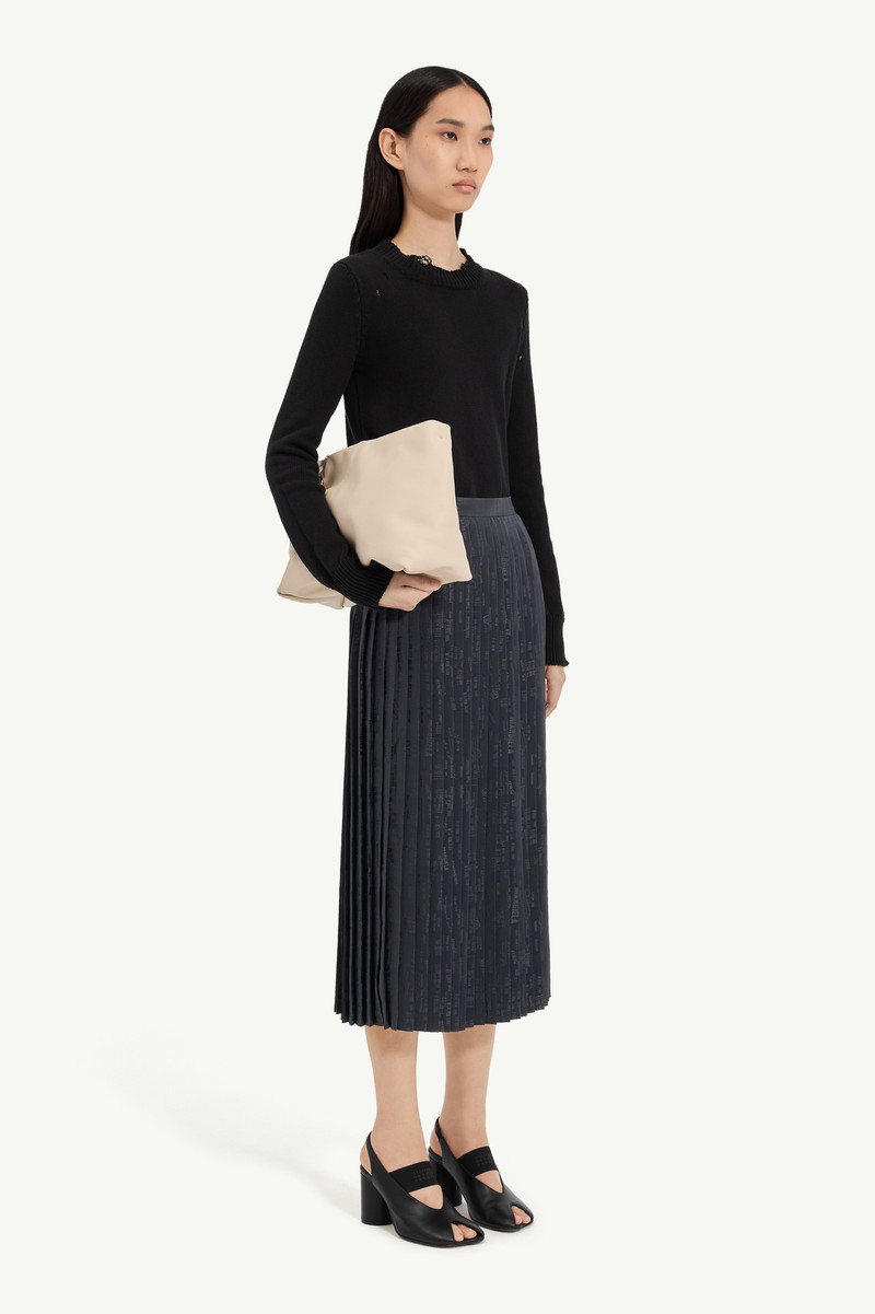 MM6 Maison Margiela Pleated midi skirt outlook