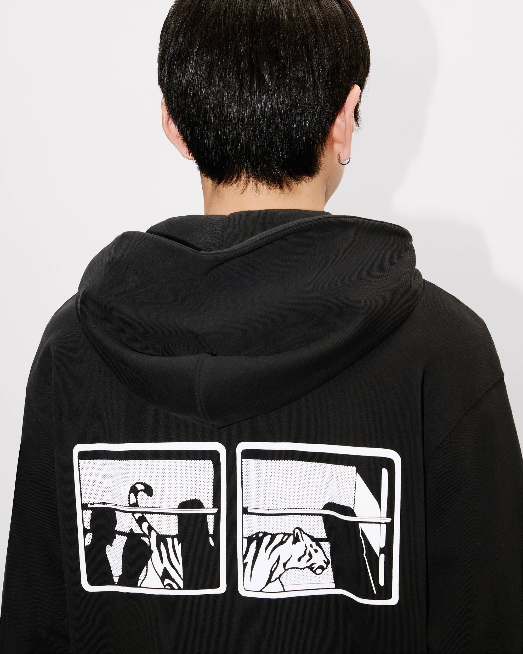 'KENZO City' full-zip hoodie in cotton - 7