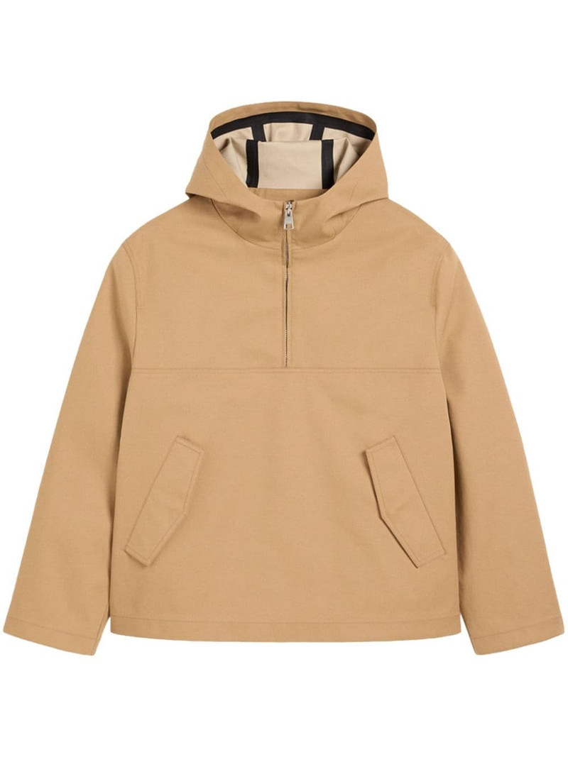 zip-up hooded cotton jacket 1