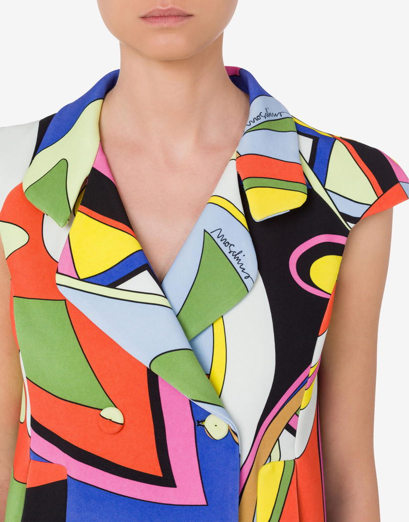 MULTICOLOUR PRINT CADY GILET 4