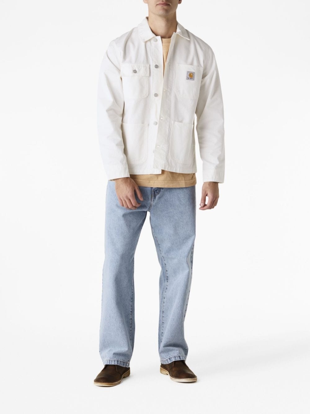 mid-rise straight-leg jeans - 2