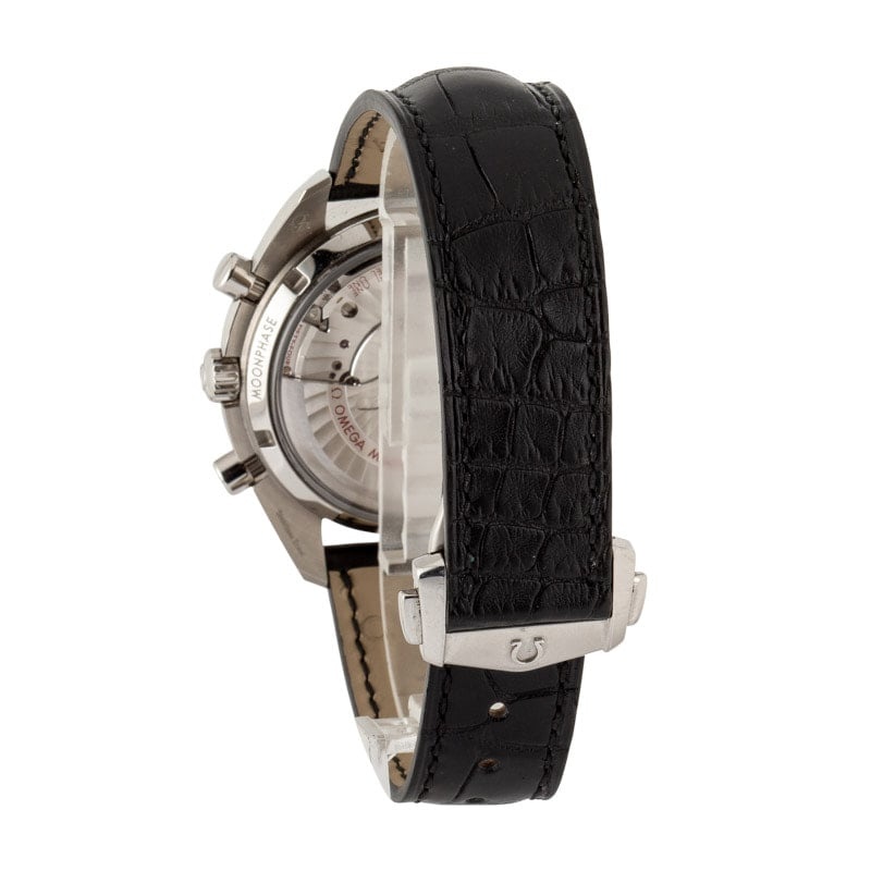 Pre-owned Omega Speedmaster Moonphase Black Dial - 3