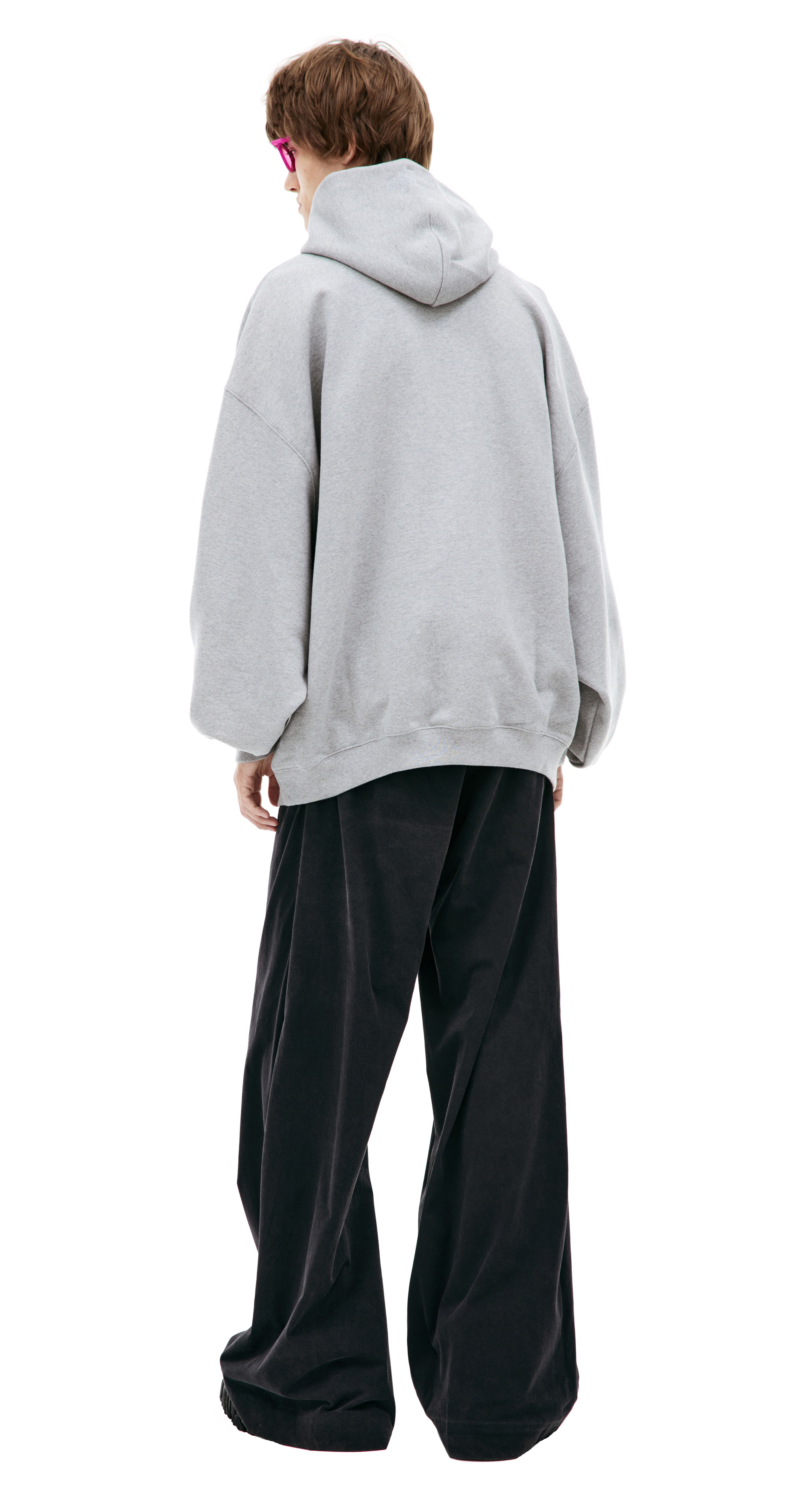 GRAY ILLUSION HOODIE - 3