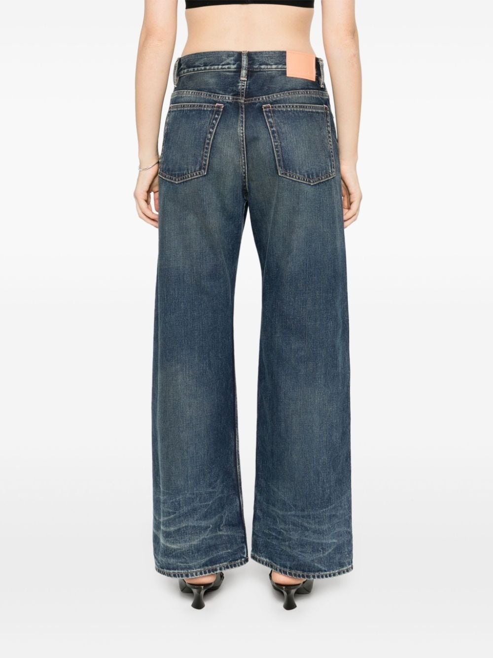 wide-leg jeans - 4