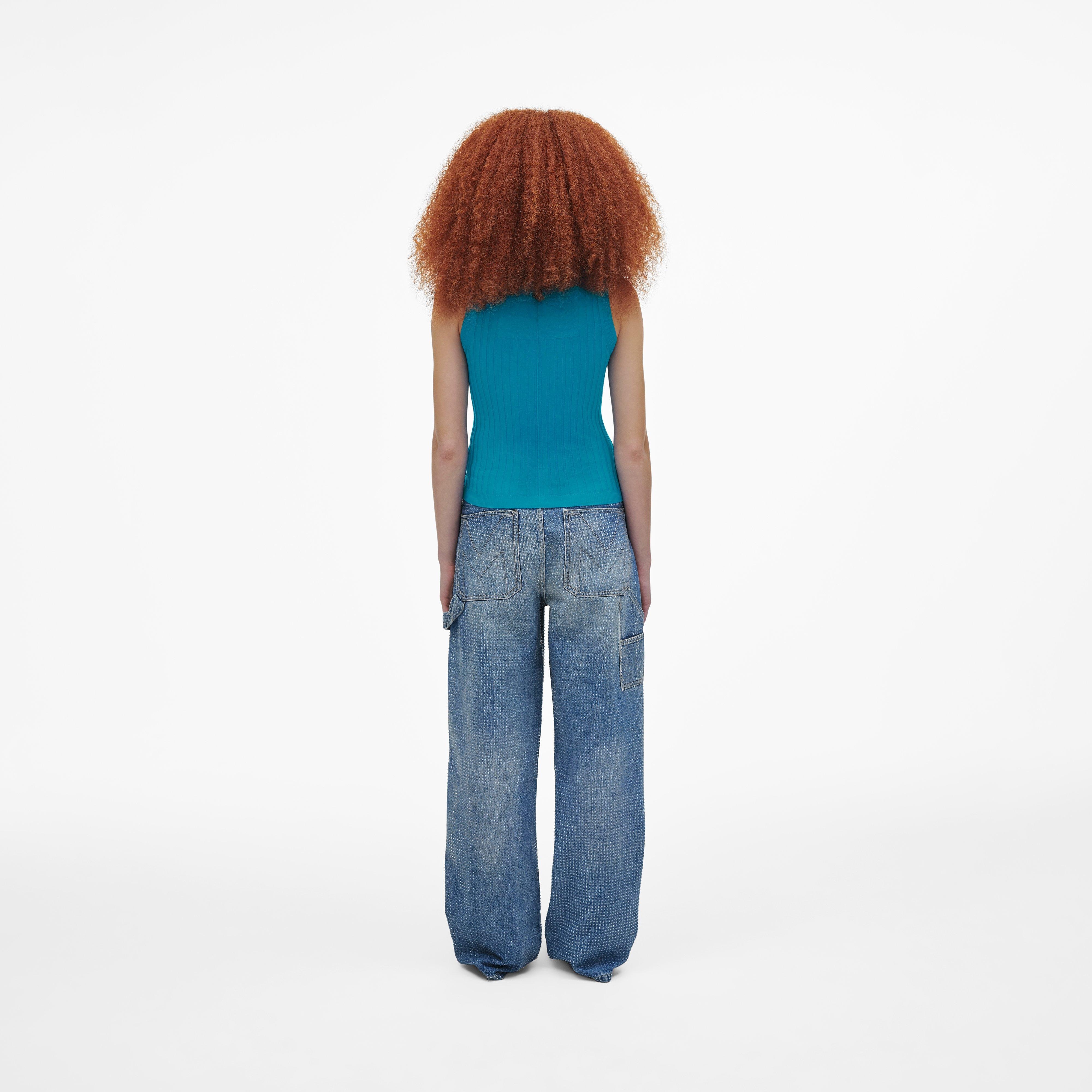 FINE RIBBED MERINO TANK - 4