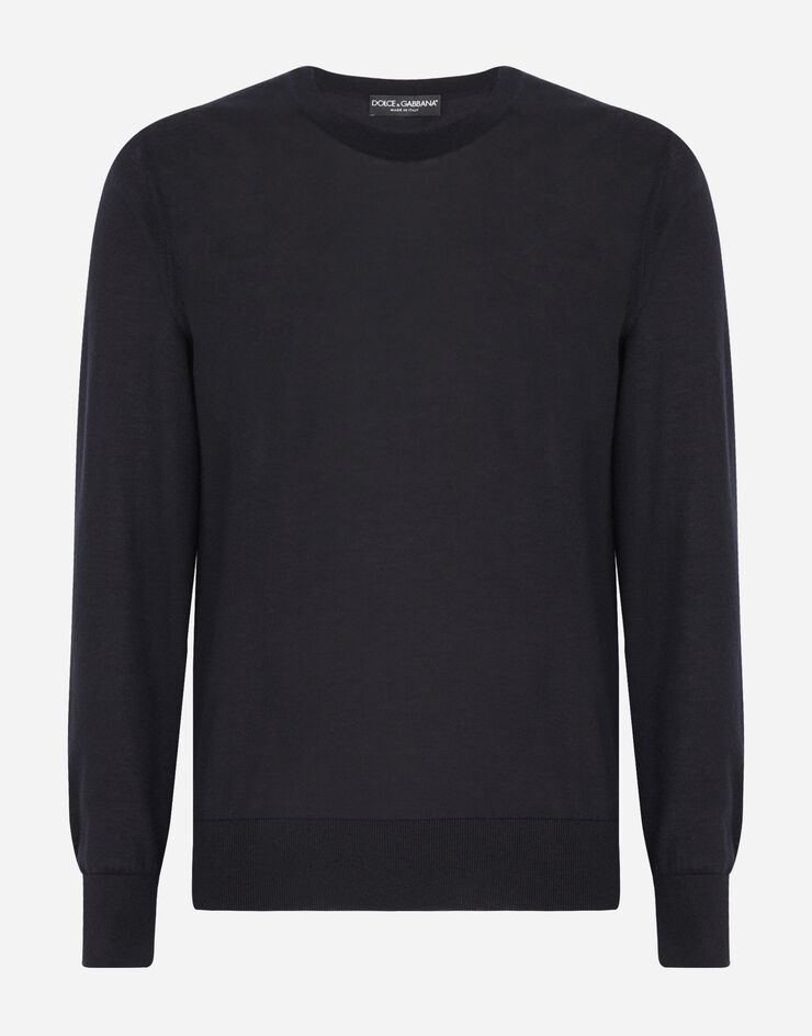 Crewneck sweater in cashmere - 1