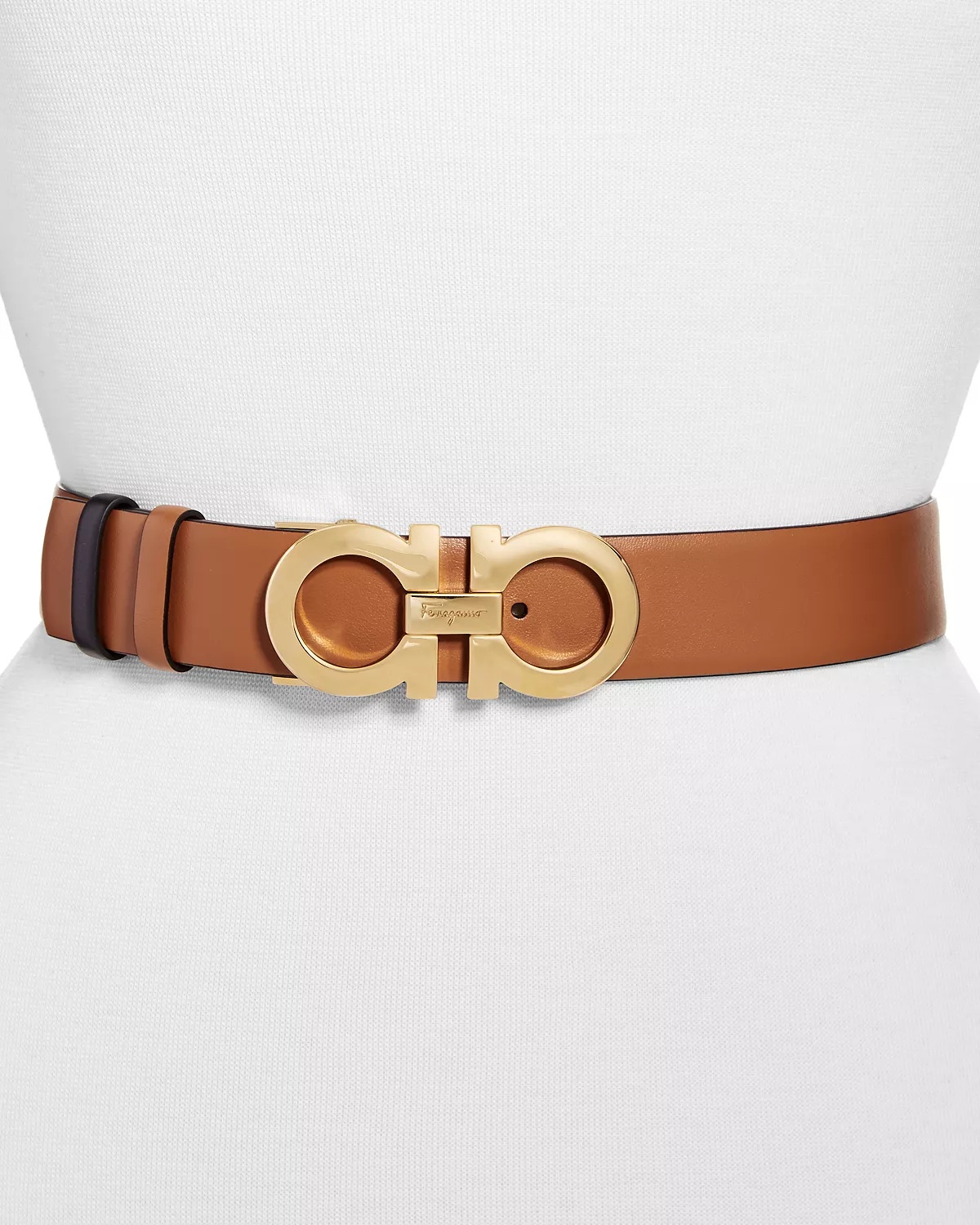 Women's Gancini Reversible Leather Belt - 2