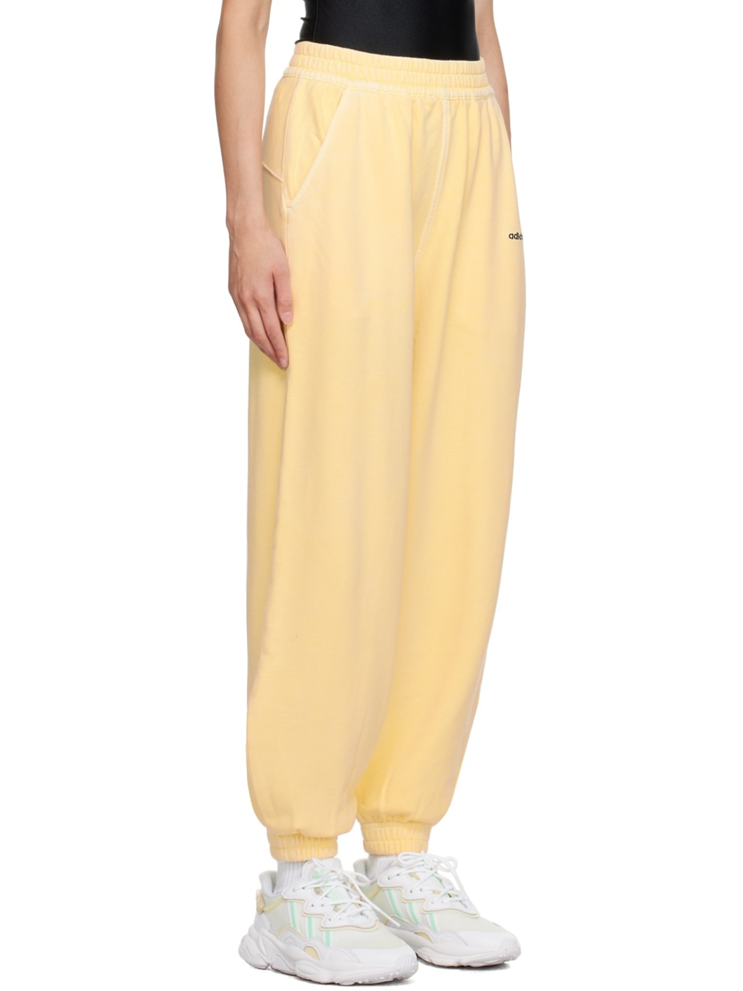 Yellow Printed Lounge Pants - 2