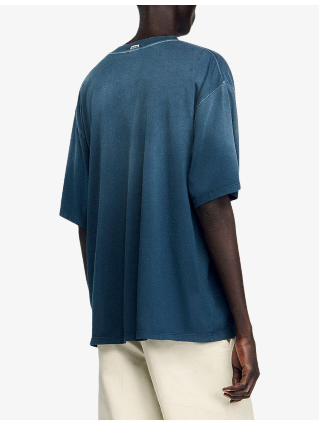 Crewneck Relaxed-Fit Short-Sleeve Cotton T-Shirt - 4