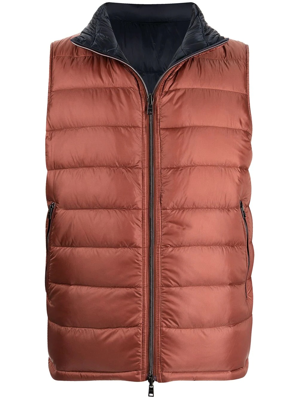 reversible padded gilet - 1