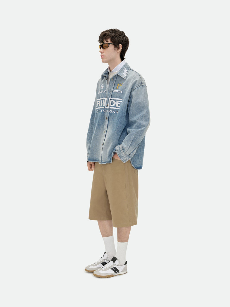 TIRE DENIM OVERSHIRT 8