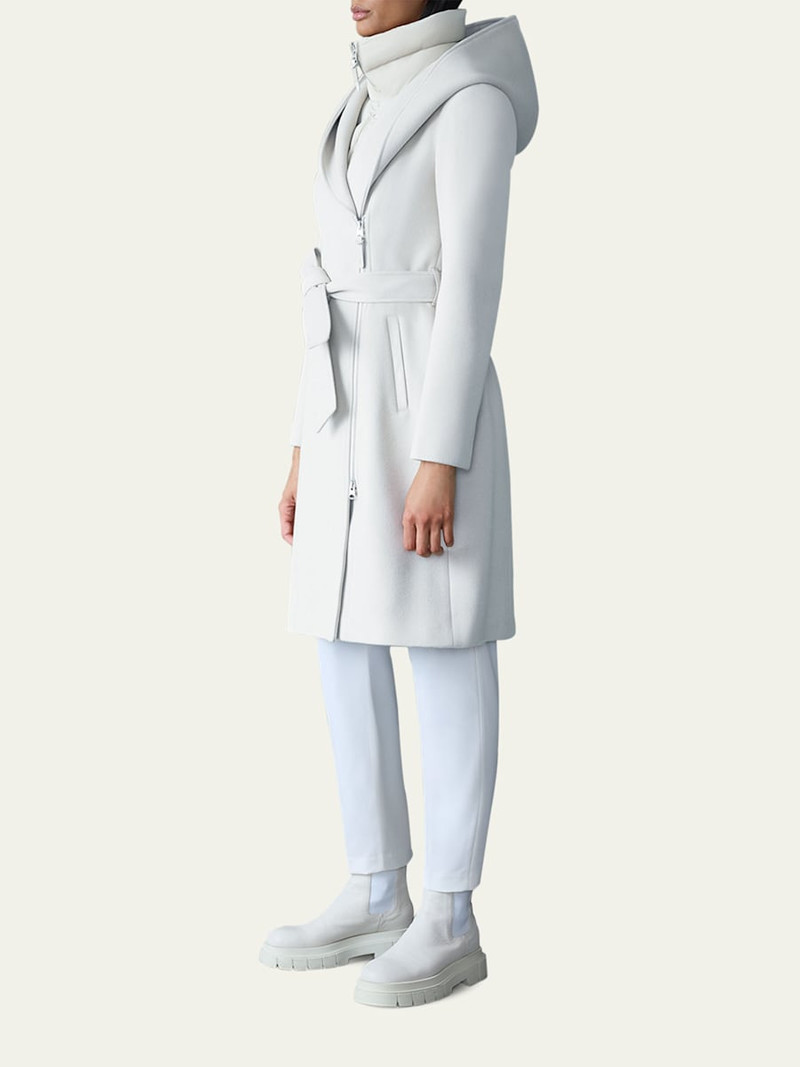 MACKAGE Shia 2-in-1 Double-Face Wool Coat with Removable Bib outlook