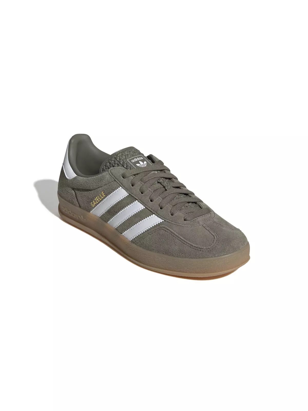 Originals Gazelle "Olive Strata/Ftwr White/Gold Metallic" Men's Shoe - 3