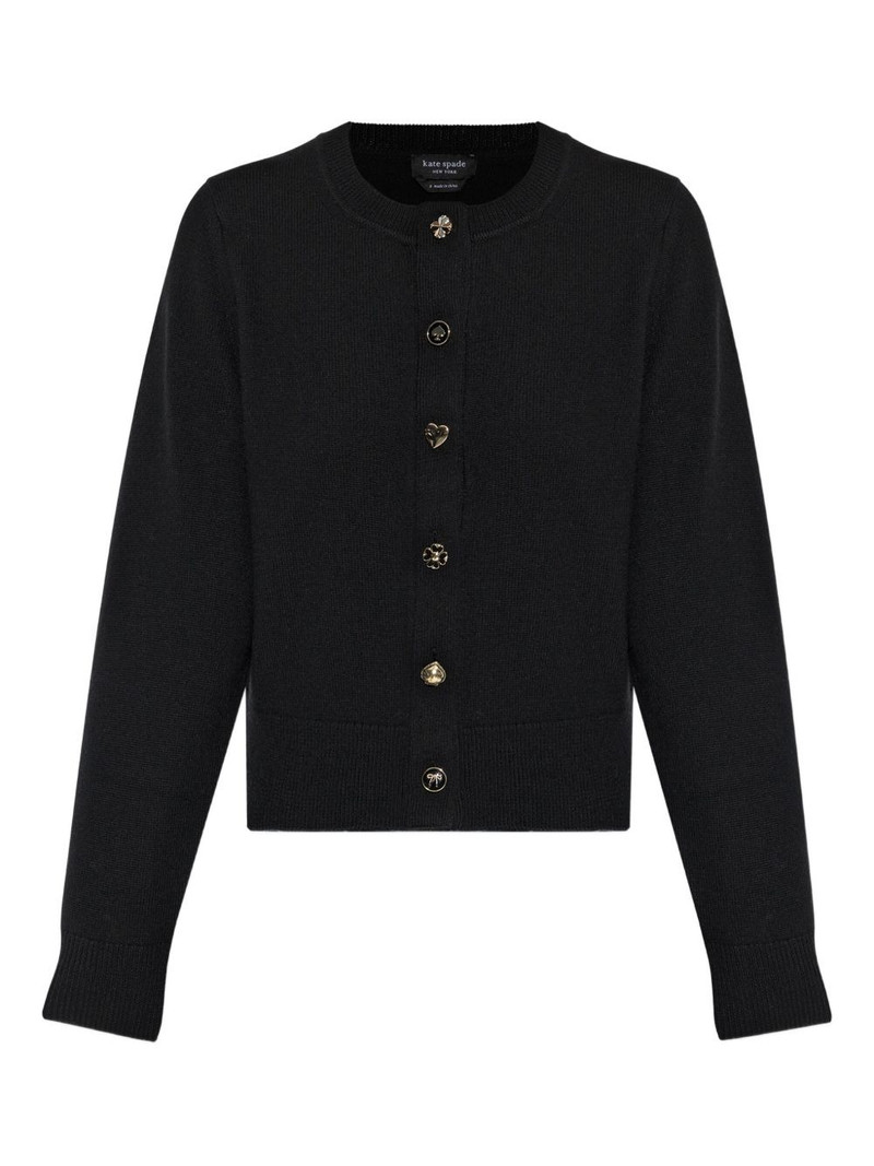 button-embellished cardigan 1